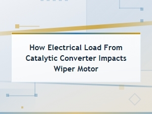 Electrical Load From Catalytic Converter: Impact on Wiper Motor Diagnosis